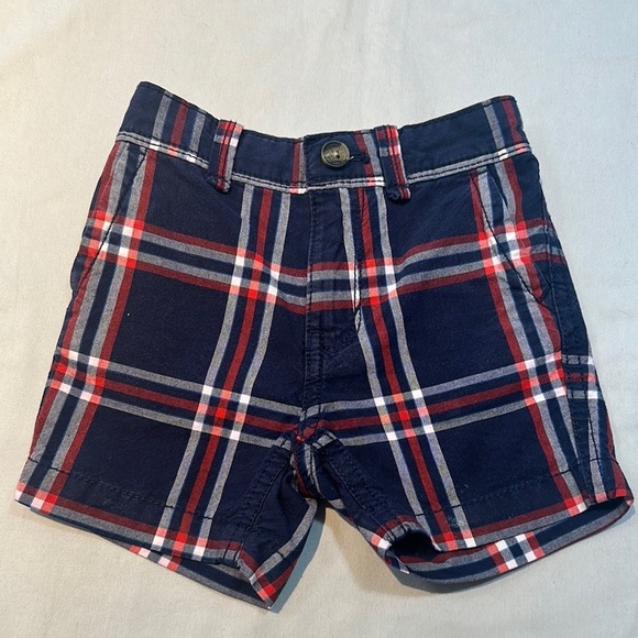 Tommy Hilfiger Blue and Red Flat Front Dress/casual Shorts - Picture 1 of 3